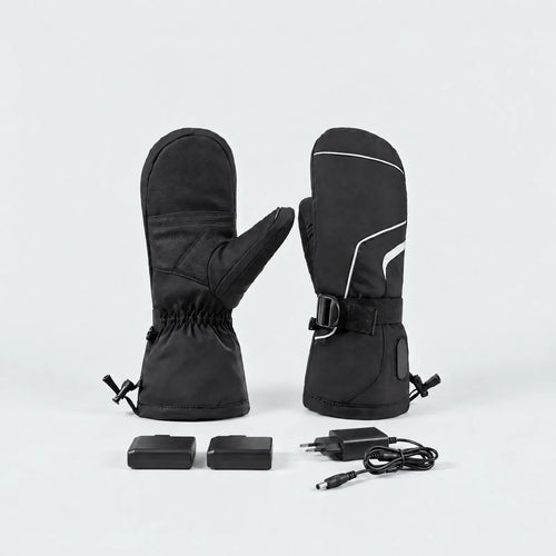 Alpenwarm heated mittens with two batteries and charger